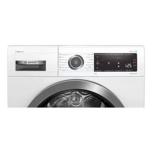 Bảng điều khiển máy sấy quần áo Bosch WTX87MH0SG