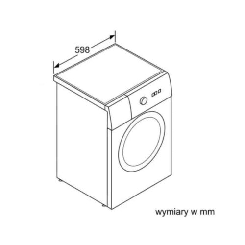 Kích thước máy giặt quần áo Bosch WAT24441PL