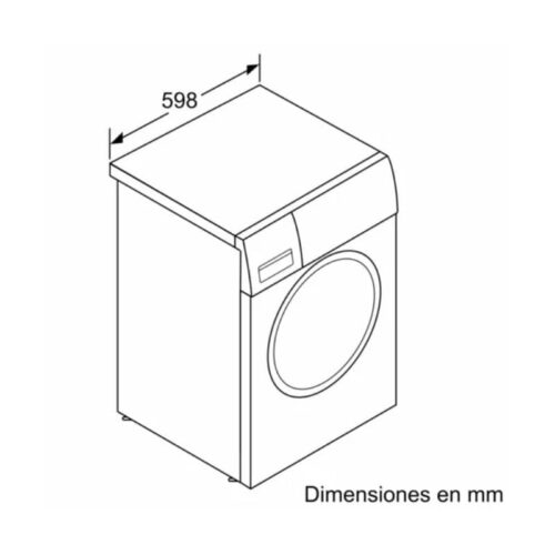 Kích thước máy giặt Bosch WAT2846XES