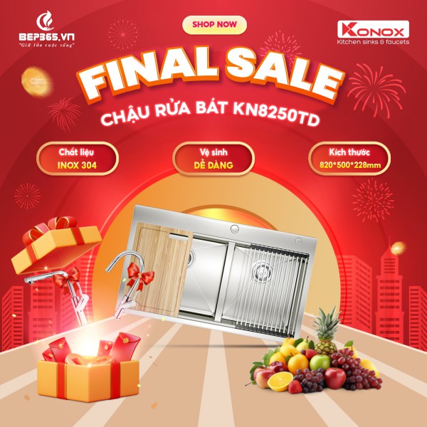 Chậu rửa bát KN8250TD