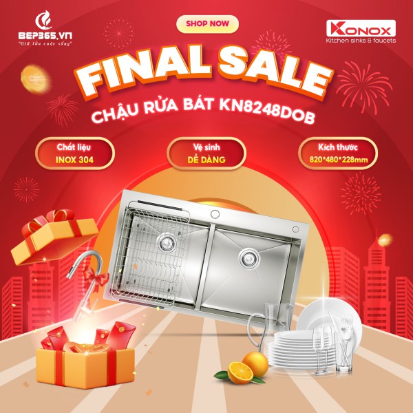 Chậu rửa bát KN8248DOB